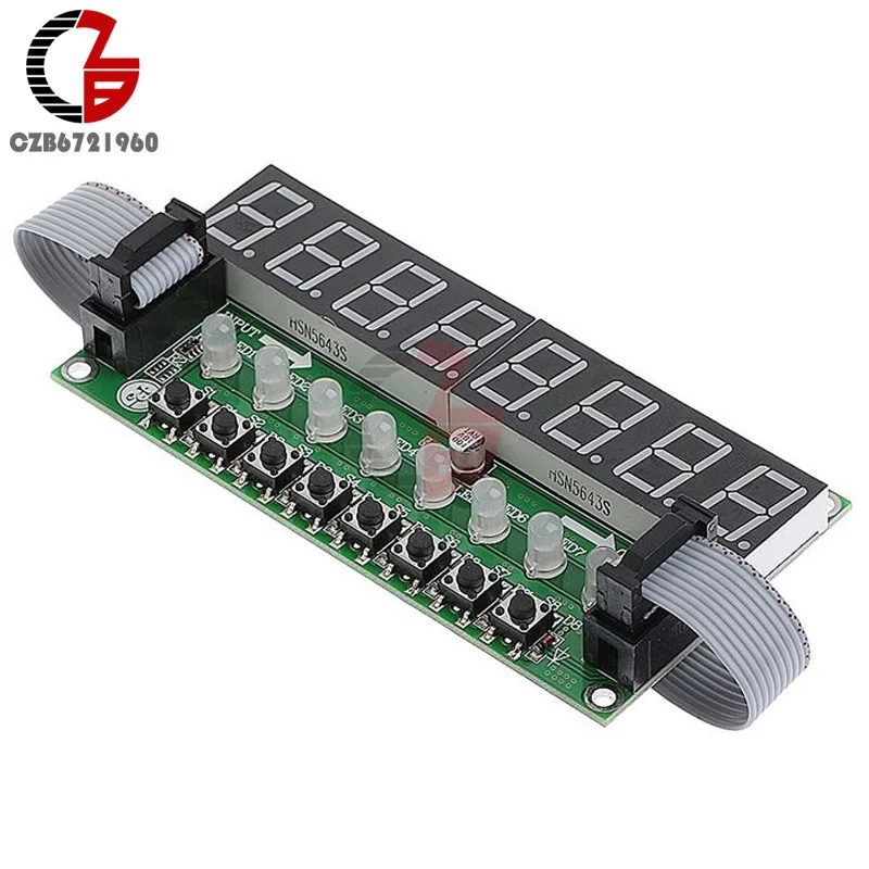 TM1638 светодиодный модуль 8 цифр 8 кнопочный переключатель 8 бит цифровой светодиодный модуль может быть каскадным заменить CH452/MAX7219 для Arduino