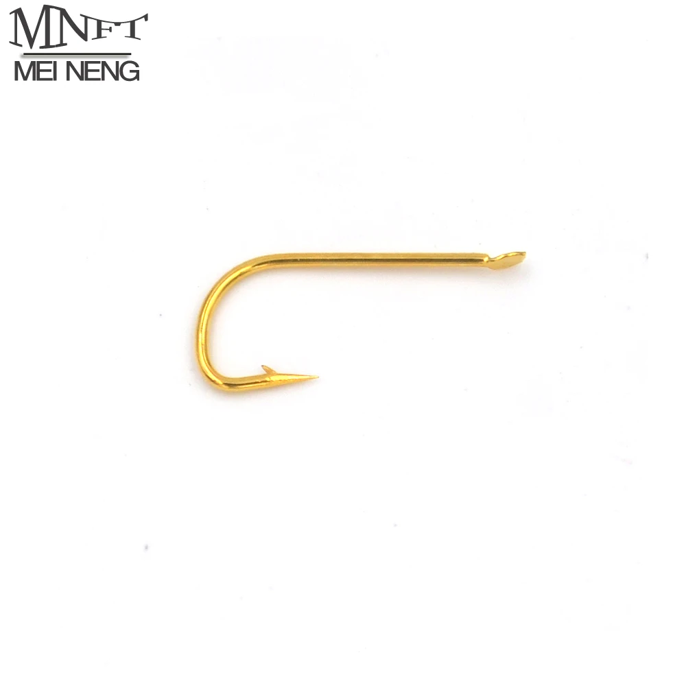 

MNFT 1000PCS/Set Yelllow Bronze Gold Sleeve Barbed Carbon Steel Fish Hooks Imported Fishing Gear Sharp Fish Hook Wholesale Price