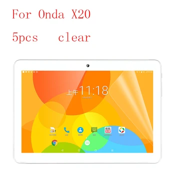 

Transparent LCD clear Screen Protector Protective Film For Onda X20 Protector 5pcs in 1 package