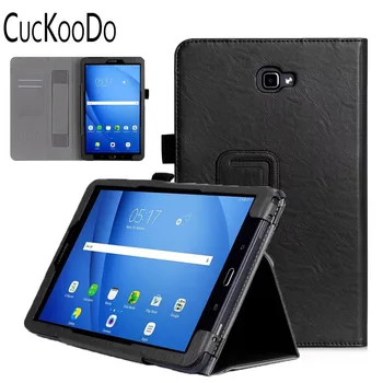 

CucKooDo For Samsung Galaxy Tab A 10.1'' SM-T585, Multiple Viewing Angles Folio Case Cover for Galaxy Tab A 10.1 SM-T580 Tablet