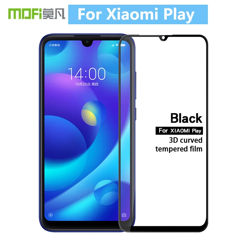 Для Xiaomi Play Original MOFi 3D изогнутая Защитная пленка для экрана из закаленного стекла |