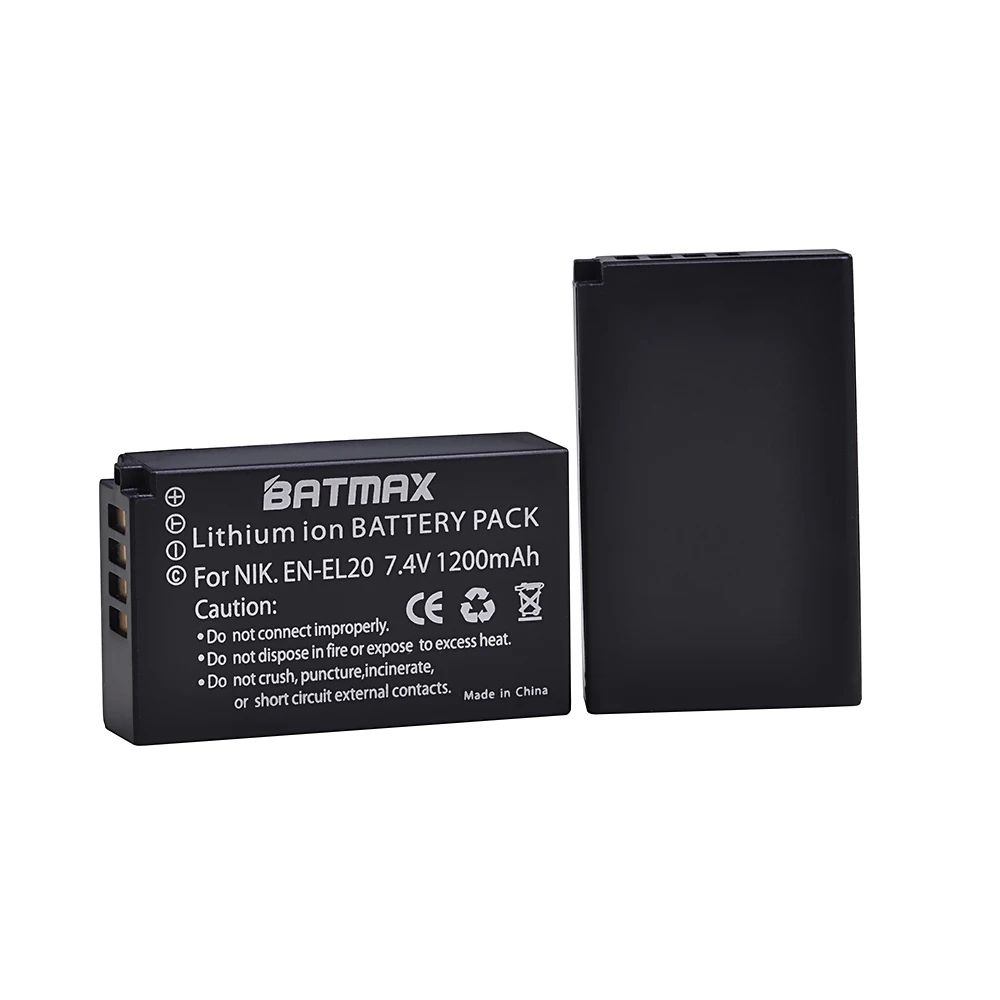 Фото Аккумуляторная батарея Batmax для камеры Nikon Coolpix P1000 Nikon1 J1, J2, J3 Nikon1 AW1 A, A 1, 4 шт. №2