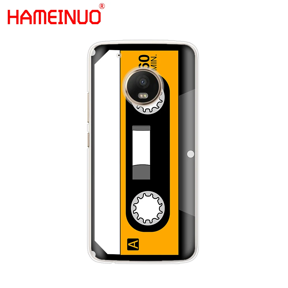 HAMEINUO Ретро Классический кассета уникальный дизайн чехол для телефона Motorola Moto X4 C G6 G5 G5S G4 Z2 Z3 PLAY PLUS