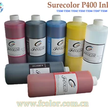 Яркие цвета P400 сублимационные чернильные краски для заправки Sure color P400 принтер Тепловая печатная краска T3420-9