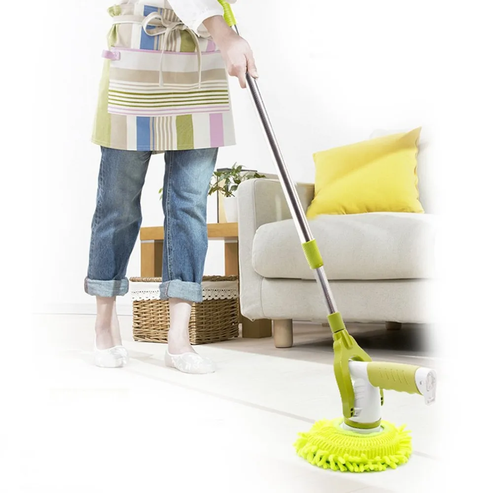 

House Sweeper Household Use Electric Charging Cleaning Brush Adjustable 360 Rotating Automatic Cleaning Window Floor Mop