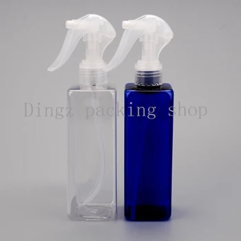 

Freee shipping 10pc/lot ,big capacity 250ml blue color plastic liquid trigger spray bottle ,refillable bottle