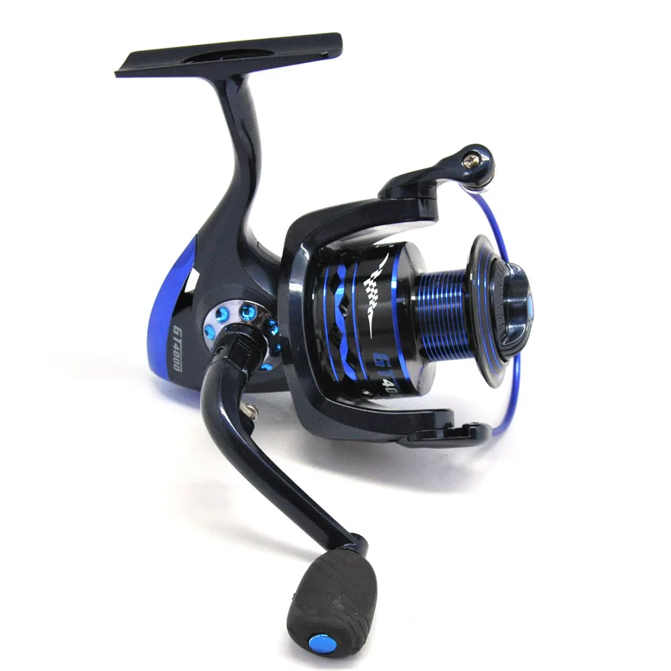 Topline Brand New Metal Spinning Fishing Reel 6BB Fishing Tackle Pesca Carrete Spinnning Reel Feeder Carp Fishing Wheel 500-6000