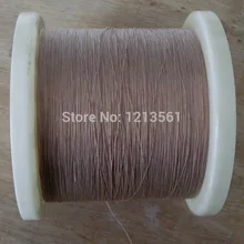 0.1mmX3 нити, 1000 м Mine антенна Litz провод, многожильный полиэфирный Шелковый конверт Плетеный многожильный провод