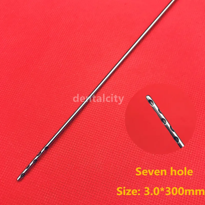 Cânulas de Lipoaspiração Cirúrgicos de Aço Inoxidável para Enxerto de Gordura Sete Buraco Instrumentos 1 Pcs 2 Phones & Accessories