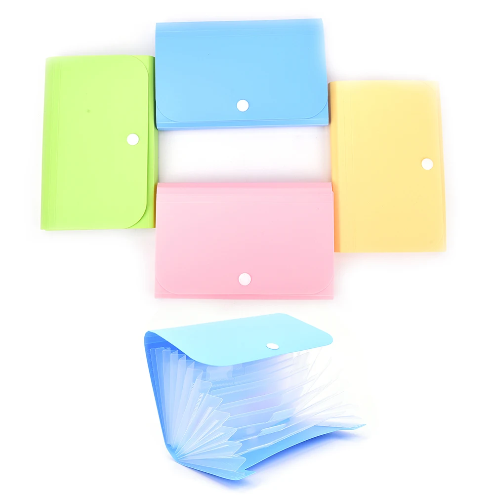 Peerless пластиковая папка для документов ярких цветов 104x78x35 мм