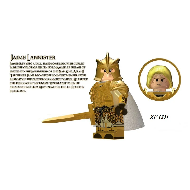 Распродажа супергерои Звездные войны 001 Jaime lannister модель строительный блок