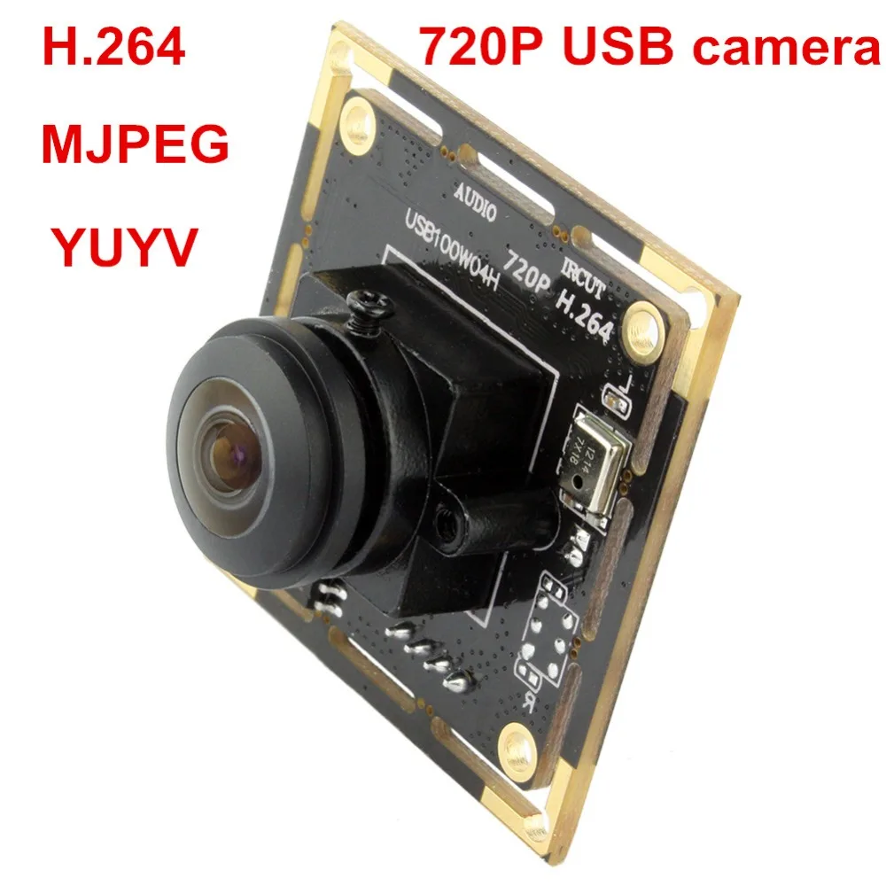Модуль камеры ELP 720p Hd UVC H.264 USB с аудио микрофоном для Android Windows ноутбука Linux Raspberry