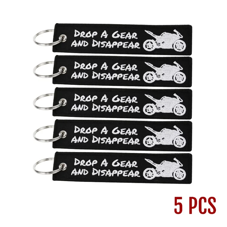 Fashion Motorcycle Key Chain Bijoux Keychain for Cars and Motorcycles Keychains Tag Embroidery Key Fobs OEM ATV Car Key Chains (6)