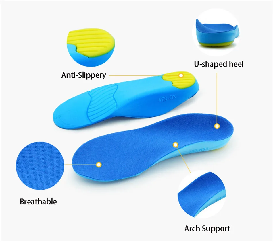 Ортопедические стельки для ног Дышащие Детские стельки Плоскостопие супинатор детские ортопедические подушки Здоровье Уход на ногами стелька