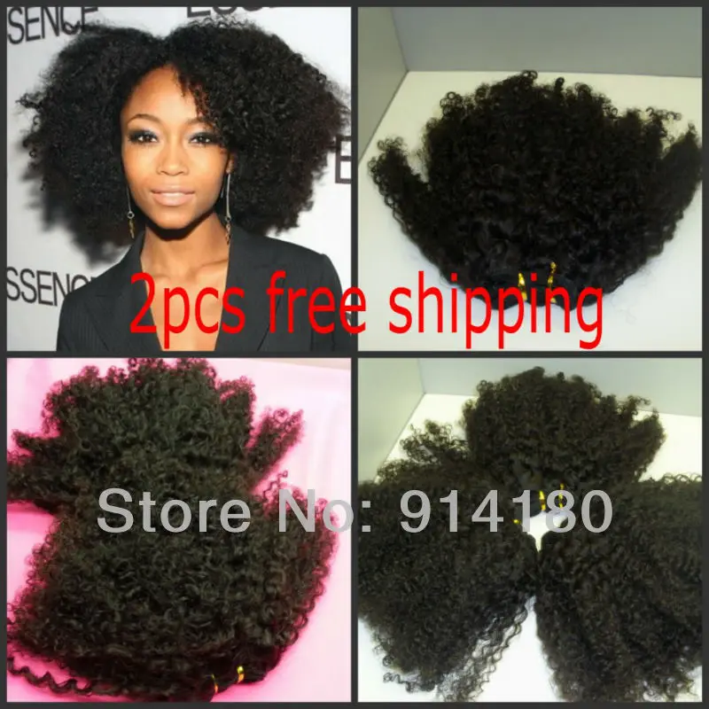 Aaaaa Virgin Malaysian Hair Afro Kinky Curly Weave No Shedding No