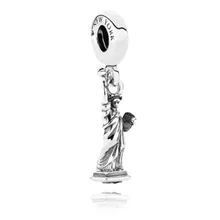 

925 Sterling Silver Pendant Bead New York Statue of Liberty Hanging Charm Fit Pandora Bracelets Bangles Women DIY Jewelry Gift