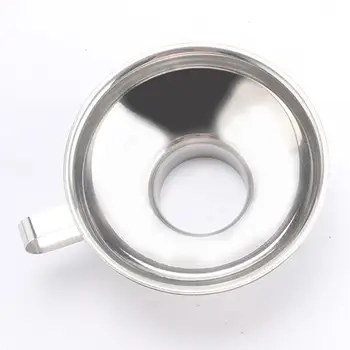 

Stainless Steel Wide Mouth Canning Funnel Wide-mouth Can Funnels for Food Powder Beans Pickles Jam Kitchen Gadgets -30