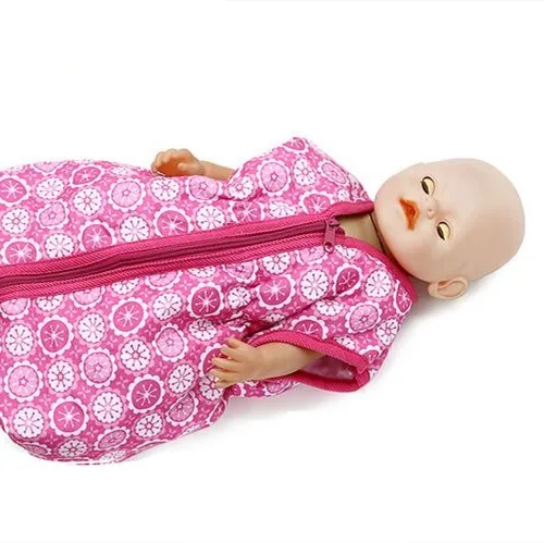 Meired молния спальный мешок одежда подходит для 43 см/17 дюймов Детская кукла(только мешок