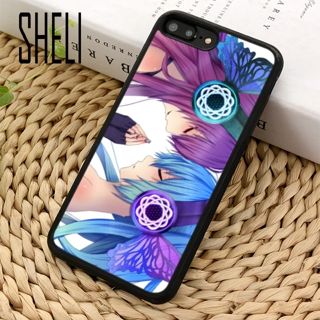 SHELI Vocaloid Hatsune Miku Megurine Luka Magnet Phone Case Cover For iPhone 6 6S 7 8 Plus X XR XS max 5 5S Galaxy S7 S8 S9 |