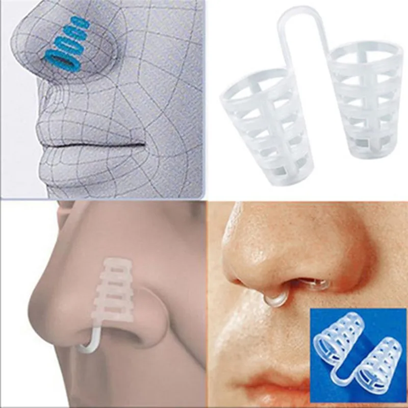 

10pcs/set Mini Anti Snoring Breathe Easy Sleep Nose Clip Snore Stopper Aid Nasal Dilators Device Congestion Aid No Strips Cones