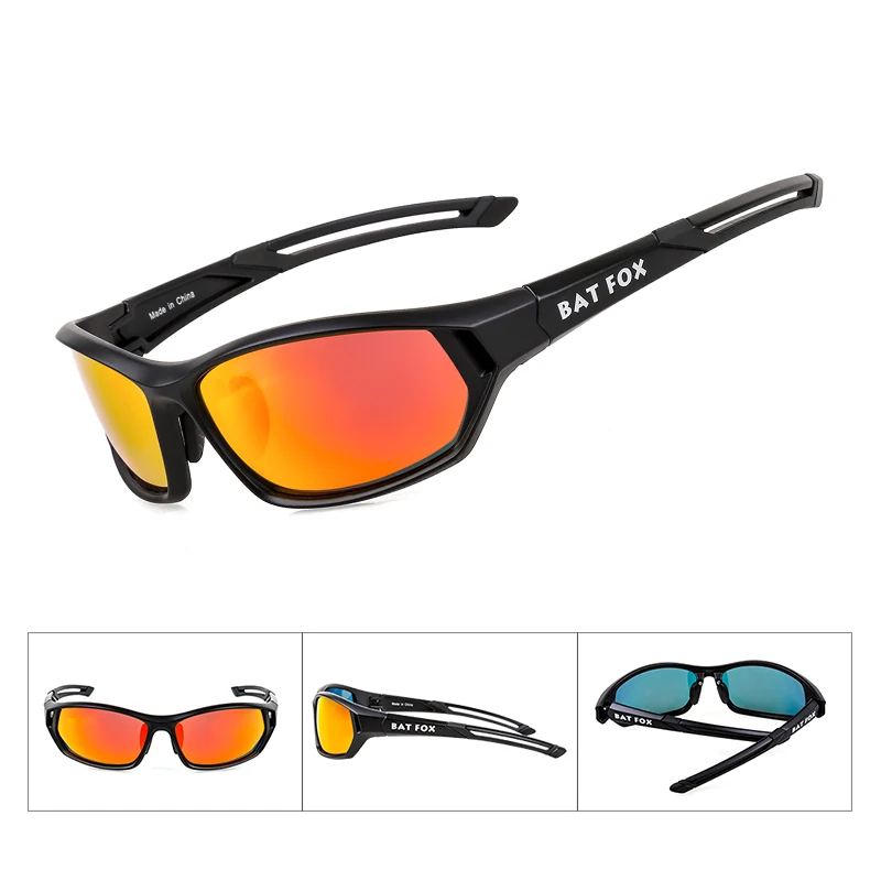 BATFOX фотохромные поляризационные очки, поляризованные солнцезащитные очки для езды на велосипеде, велосипедные очки, MTB очки Gafas Ciclismo - Цвет: F-869