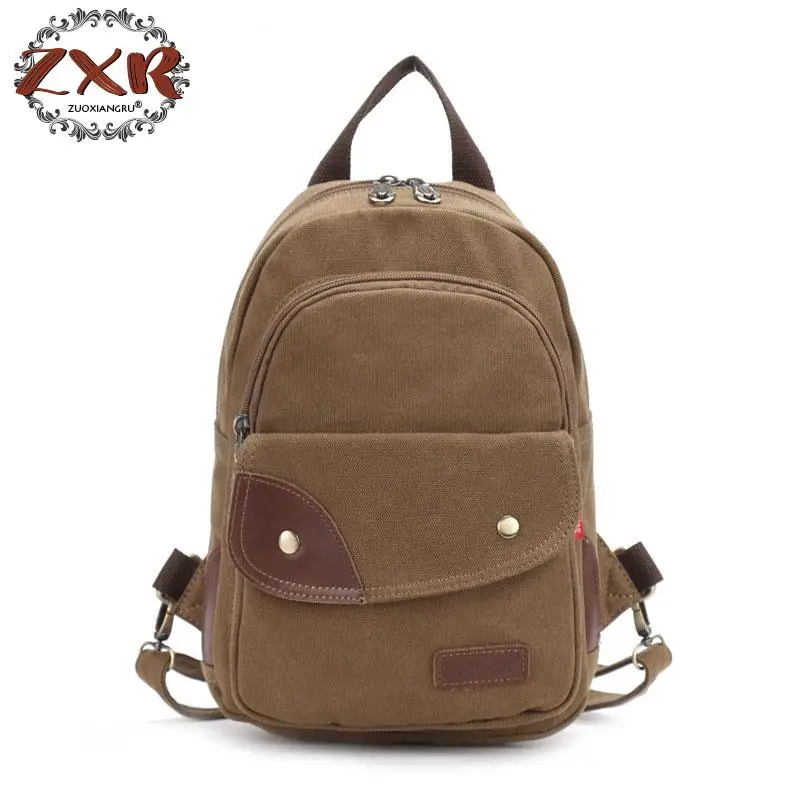 

New Arrival Bag Multifunctional Backpack Bag Ladies Bag Canvas Cloth Zipper Backpack Fashion Leisure Backpack