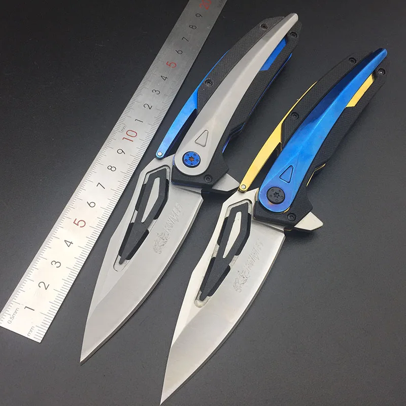 SR SR999 5Cr15Mov лезвие G10 + стальная ручка складной нож Дизайн узора кемпинг выживание