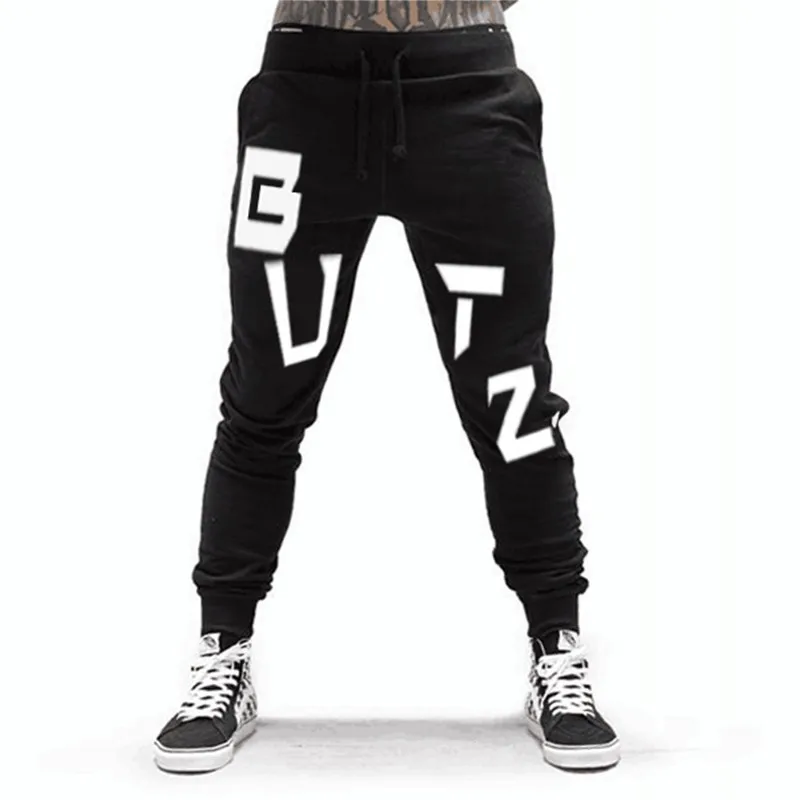 Mens Pants Fitness Sweatpants gym Joggers Pants (2)