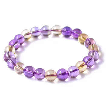 Bracelet Amethyste Et Citrine