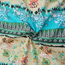 Африканский хлопок линии Ткань метр DIY текстиль Вышивание лоскутное Ткань для Сумки диван скатерть 145x50 см MJ50