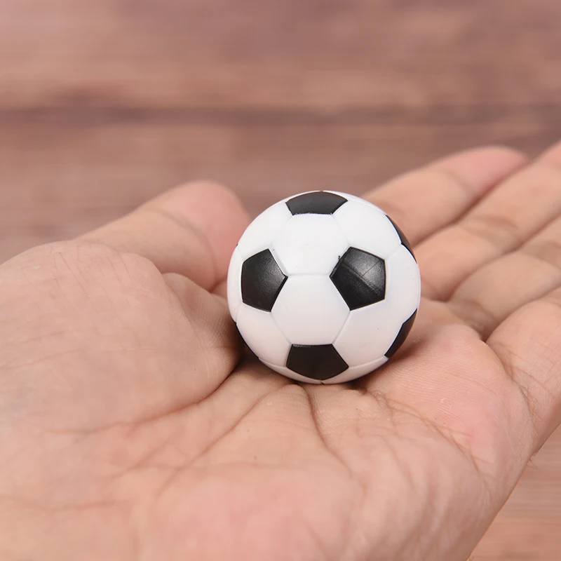 

2pcs 32mm Black and white Environmentally friendly resin Foosball table soccer table ball football balls baby foot fussball