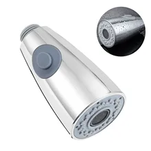 Silver Kitchen Pull Out Faucet Sprayer Plating Nozzle Water Saving Bathroom Basin Sink Shower Spray Head Water Tap Faucet Filter