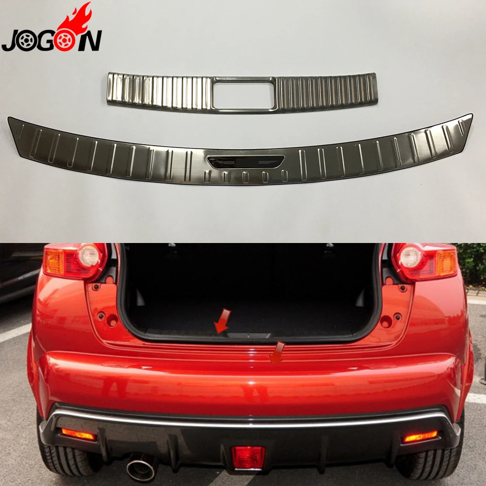 

For INFINITI ESQ 2014 - 2017 Car Styling Trunk Rear Door Sill Bumper Plate Protector Cover Trim S.Steel