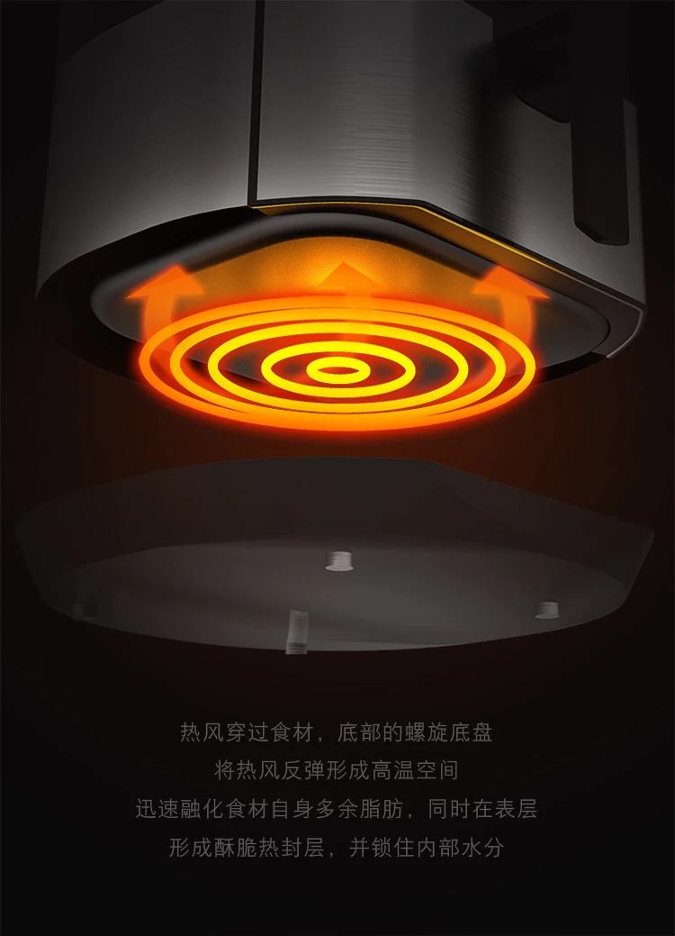 Macaiiroos воздушная фритюрница 3,2 л multi-function духовка Intelligent oil less NO smoke chips nuggets mozzarella stick maker