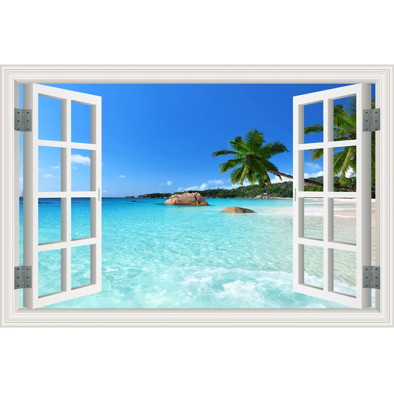 

Full Square / Round Drill 5D DIY Diamond Painting "Sea view" 3D Embroidery Cross Stitch Mosaic Rhinestone Home Decor Gift-H-001