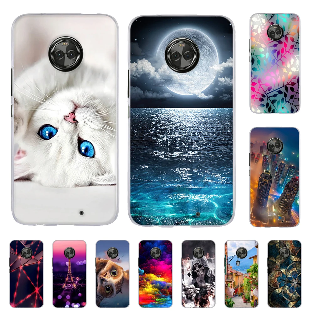 Мягкий силиконовый чехол для Motorola Moto X4 XT1900 X 2017 (4 е Поколение) задняя крышка