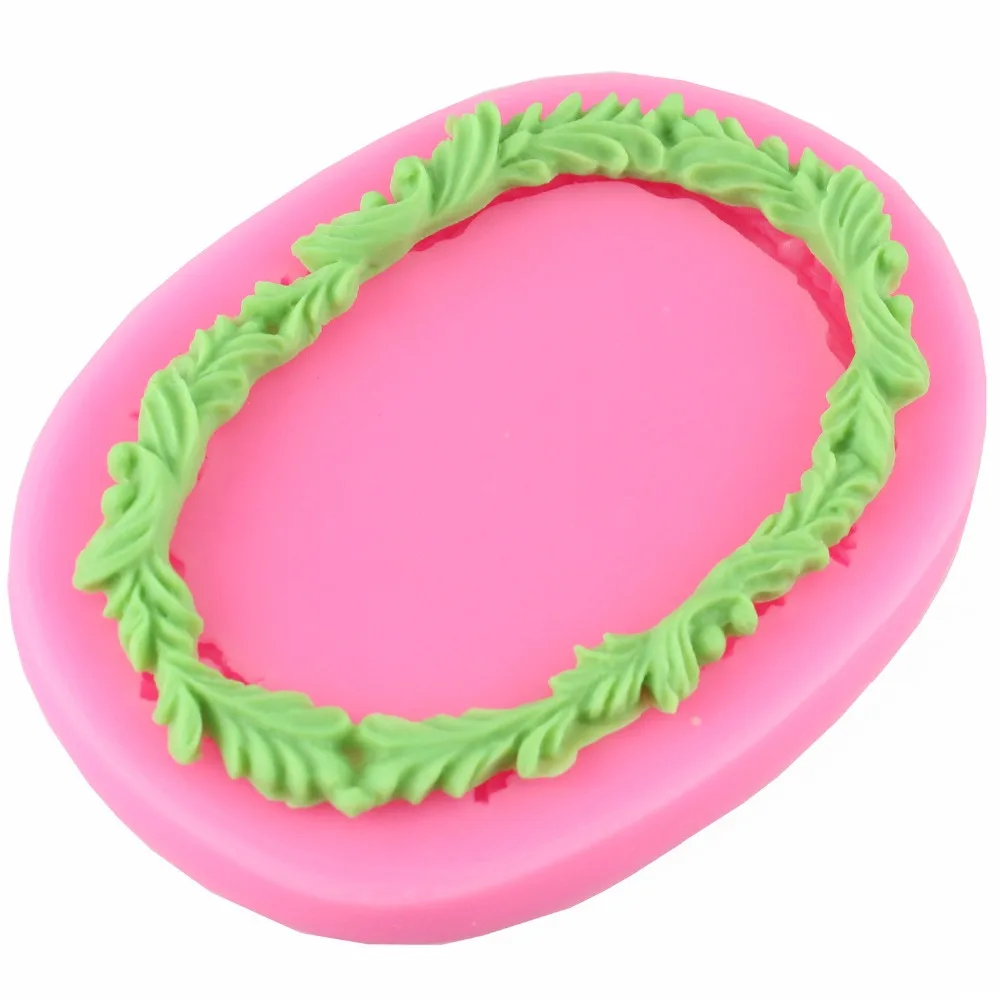 DIY лоза кружевная рамка fondant силиконовая форма для украшения торта кухонные