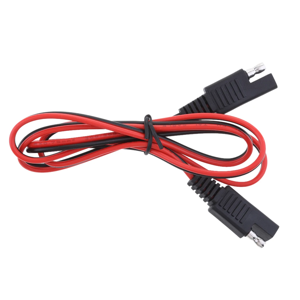 2019 NEW Universal 18AWG SAE Male to Male Extension Adapters Charger Cables For Car Boat Motor Solar Panel Batteries Portable