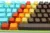 Side printed Top printed Blank 108 Key 1976 Mixed Color OEM Profile Thick PBT Dyed Keycaps For MX Switches Mechanical Keyboard