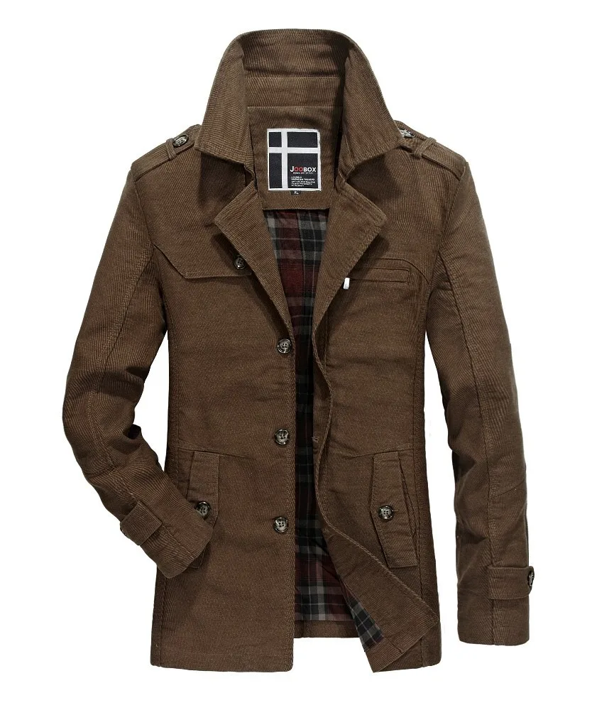 

New Men Trench Coat Brand Fashion Silm Plus Size Long Trench Coat Men Overcoat Sobretudo Masculino Male Clothing 3XL