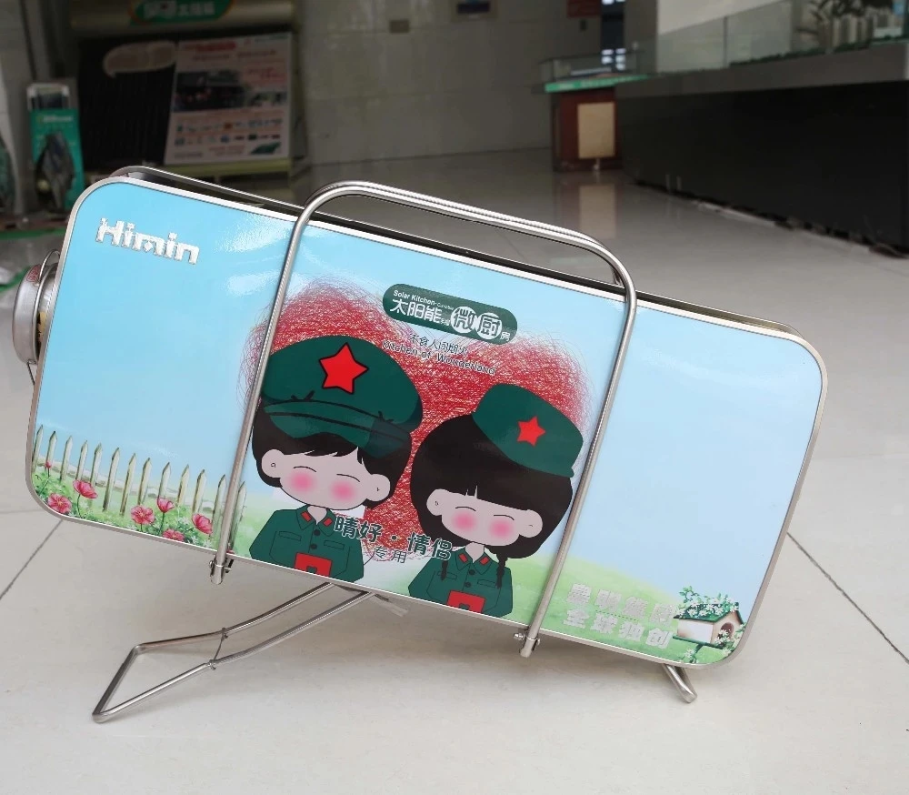 

Green solar tube cooker use of sunlight for outdoor BBQ,portable solar cooker Camping Emergency Tool solar oven