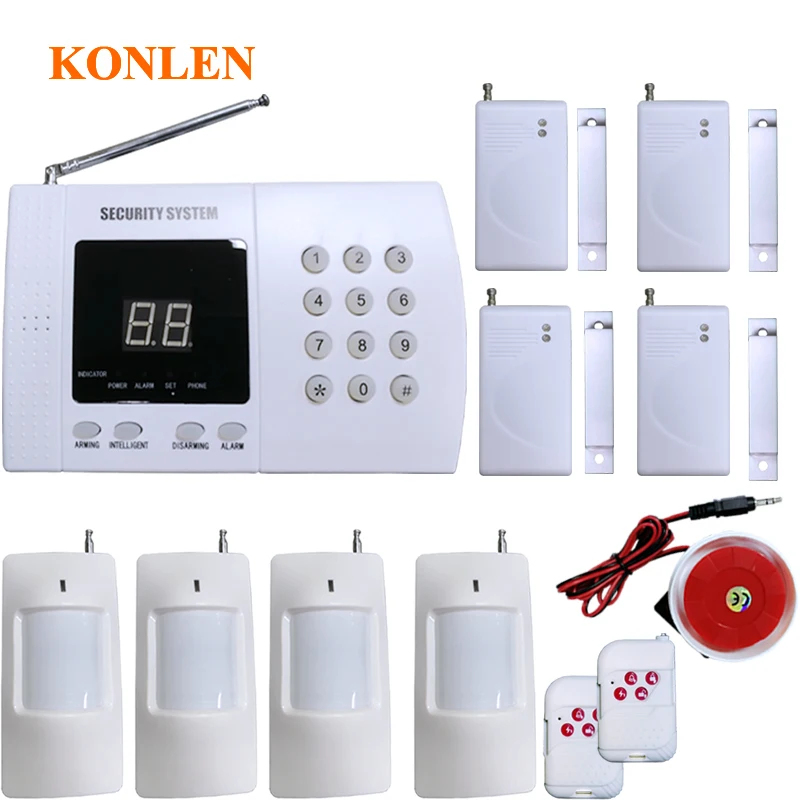 Konlen PSTN домашняя система охранной сигнализации Alarma автоматический циферблат