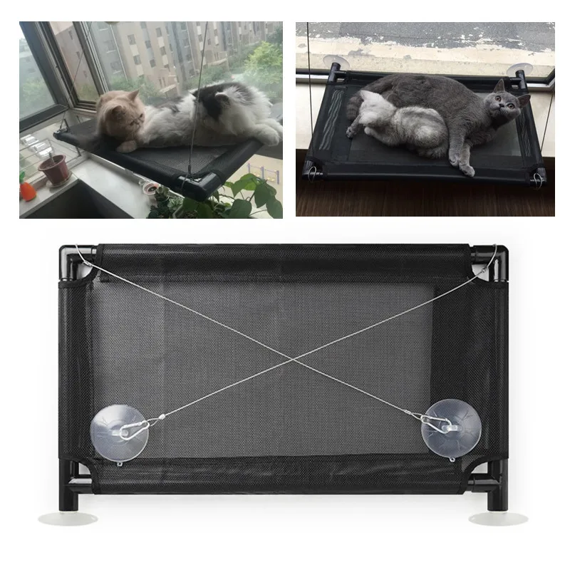 Прочный гамак для кошек подвесная кровать коврик котят крепление на окно