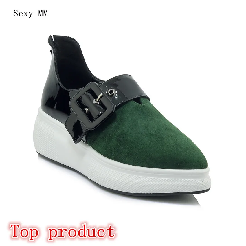 

Genuine Leather Campus Student Flat Platform Women Loafers Shoes Woman Slip-On Shoes Casual Skate Walking Flats High Quality