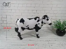 Ближний Новый Моделирование игрушка корова Творческий ремесленных корова модель подарок около 31x20 см