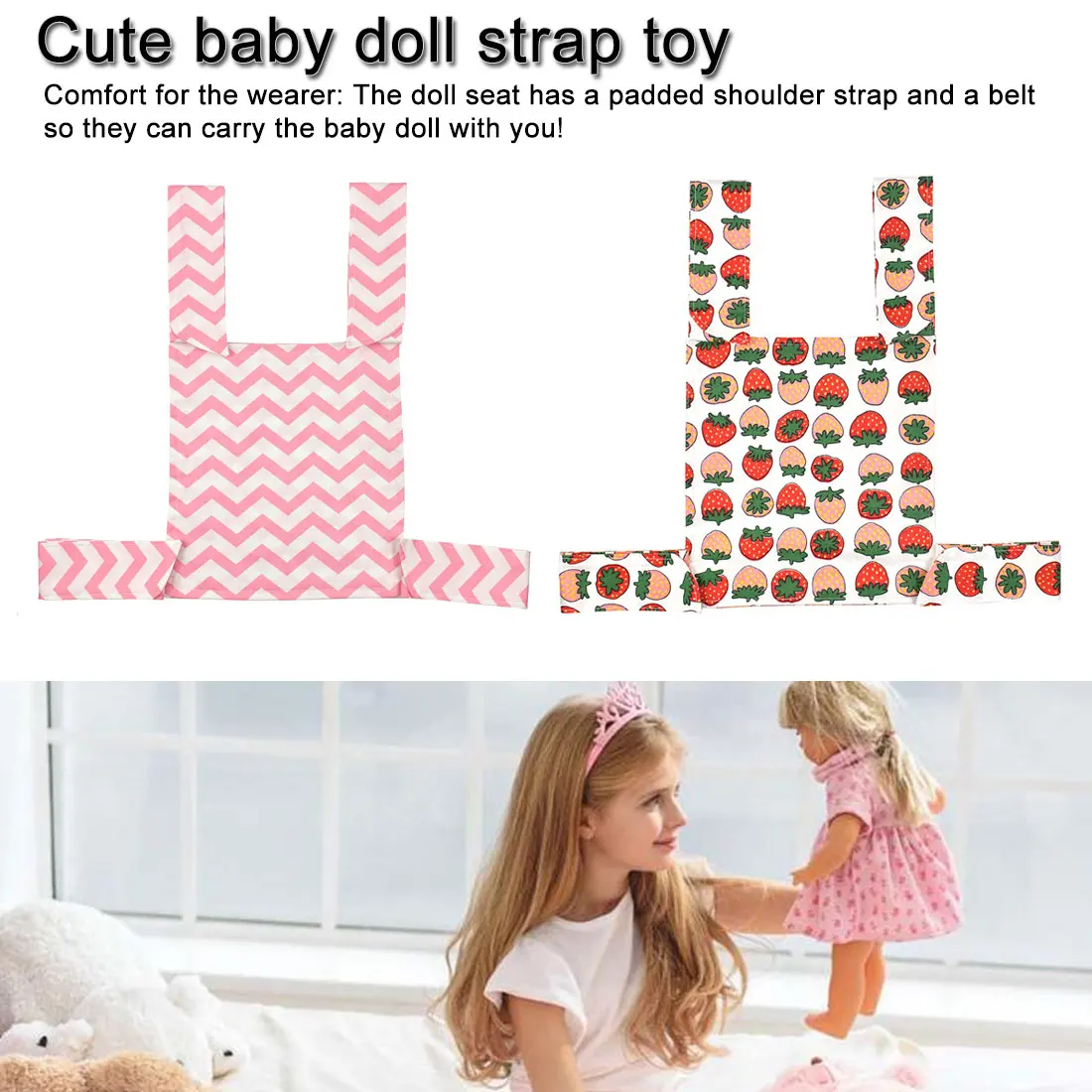 Милая Детская кукла игрушка "переноска" для малышей Дети мультфильм животные малыш спереди