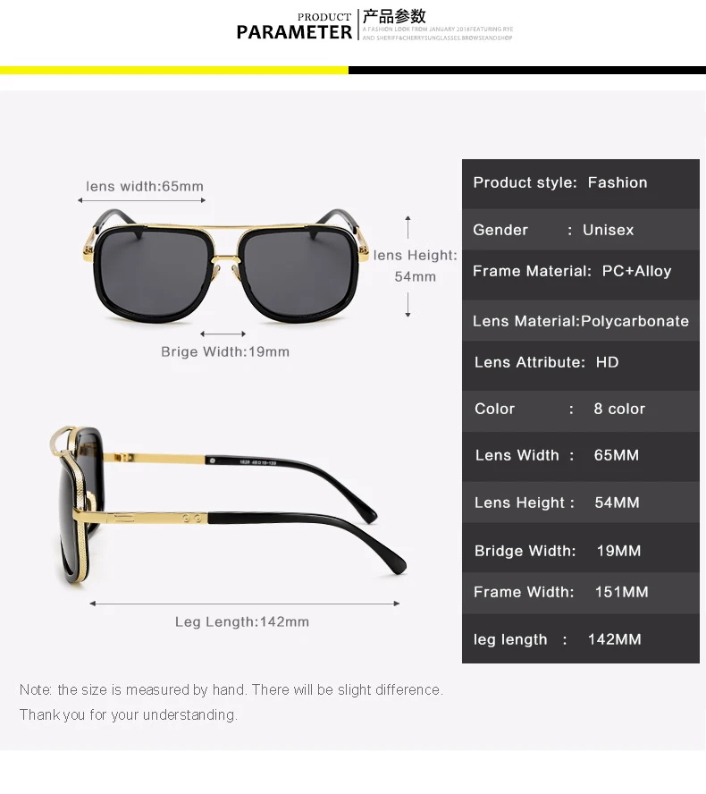 Мужские солнцезащитные очки VISION, квадратные, для вождения,, мужские, люксовый бренд, солнцезащитные очки для мужчин, металлический дизайн, крутые оттенки, зеркальные, Ретро стиль