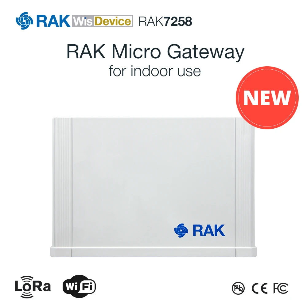  Micro Gateway WisDevice RAK7258 Indoor LoRaWAN Gateway módulo WIFI 8 canales SX1301 Mini pcie-opens