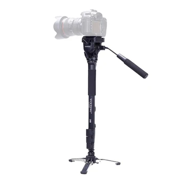 

288 Camera Monopod + Fluid Pan Head Unipod Holder For Canon Nikon