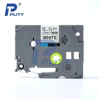 

10-Pack PUTY Compatible TZ Flexible Label Tape TZ-FX231 TZe-FX231 12mm Black on White Cable Cassette for Brother P-touch Printer